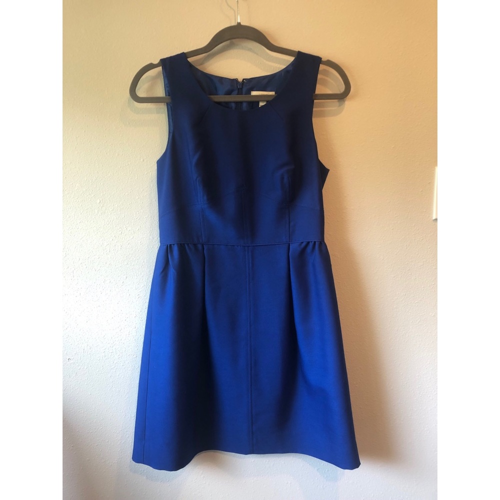 J Crew Blue Sheath Dress